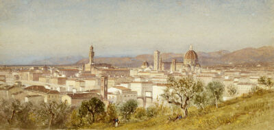 View Of Florence, 1874.