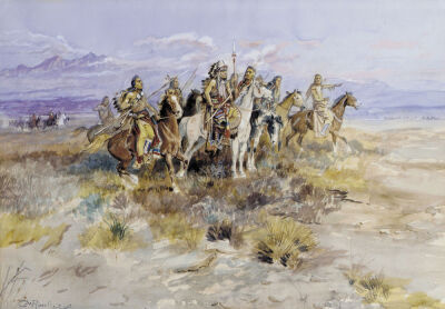 Indian Scouting Party, 1897