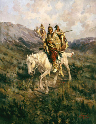 Visit To Another Tribe, 1909