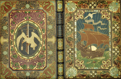 A Highly Decorative Jewelled And Gilt Binding For Samuel Taylor Coleridge's 'The Rime Of The Ancient Mariner'