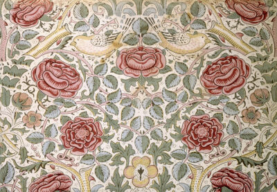 Printed Chintz Cotton And Linen Chemise In The Rose Pattern, 1896.