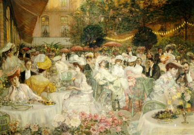 A Restaurant Terrace, 1904