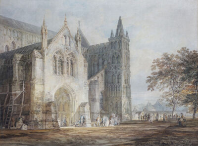 The North Porch Of Salisbury Cathedral, C. 1796