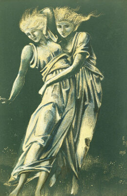 Study Of Dancing Figures Embracing: A Design For Metal