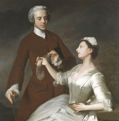 Portrait Of Sir Edward And Lady Turner, 1740