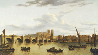A View Of Westminster Bridge, Westminster Abbey