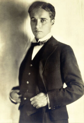 A Three Quarter Length Publicity Shot Of Charlie Chaplin, Circa 1920