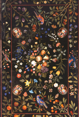 A Florentine Pietra Dura Table Top Inlaid With Various Marbles, Circa 1670
