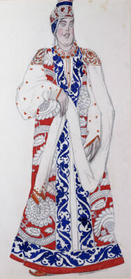 Costume Design For The Production Moskwa, 1922