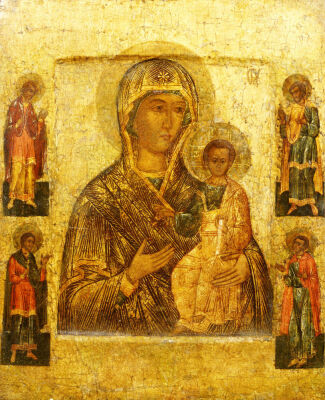 Mother Of God Smolenskaia, Possibly Novgorod School