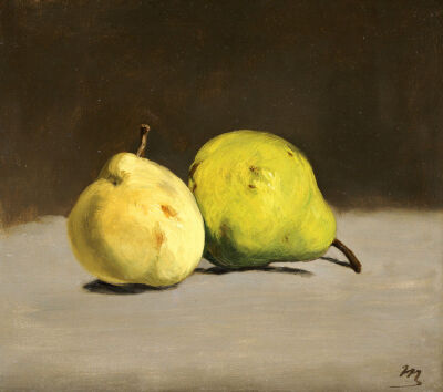 Two Pears. Deux Poires, 1864