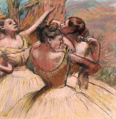 Three Dancers. Trois Danseuses, Circa 1899