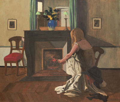 Interior With A Woman In A Shirt, 1899