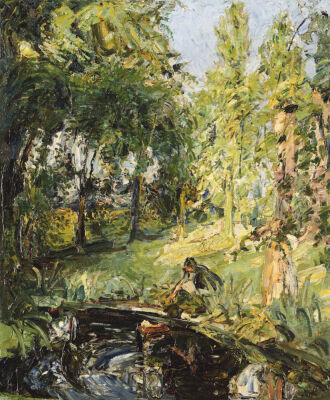 Finding Moses (Antonie By The Pond), 1913
