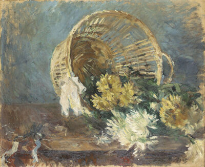 Chrysanthemes Or Corbeille Renversee, 1885