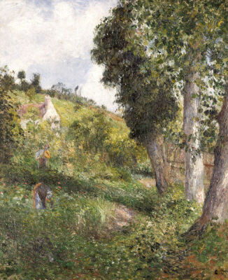 Landscape 'With Cabbage' Near Pontoise, Circa 1878
