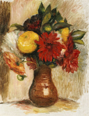 Bouquet De Fleurs Au Pichet De Terre