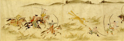 Illuminations Depicting The Shooting Of Tamamo No Mae As A Two Tailed Fox, 1606