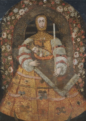 The Virgin Of Pomata And The Baby Jesus