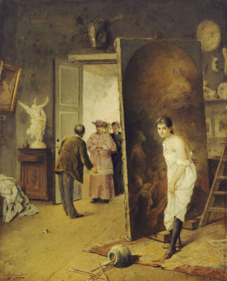 The Studio Visitor, 1902