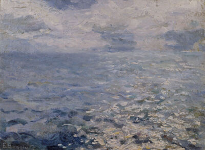 A Study Of Sun On The Sea