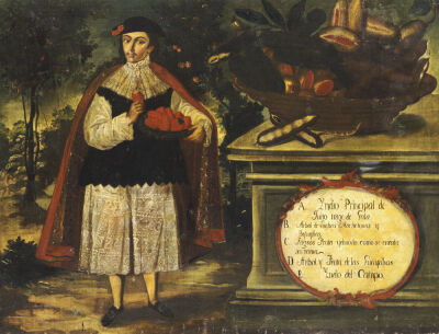 Indian From Quito In Formal Dress