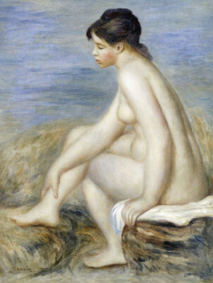 A Seated Bather