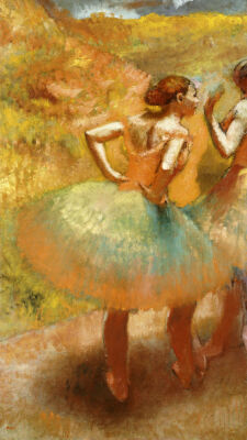 Two Dancers In Green Skirts, 1895