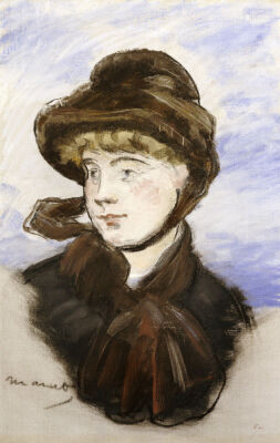 Young Girl In A Brown Hat, 1882