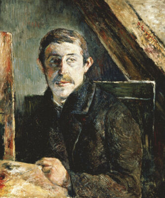 Gauguin Behind An Easel, 1884