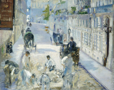 The Rue Mosnier With Workmen, 1878