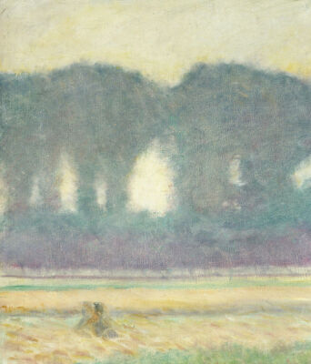 Fir Trees And A Corn Field, 1908