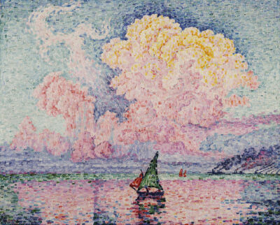 Pink Clouds, Antibes, 1919