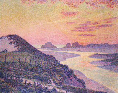 Sunset At Ambleteuse, Pas De Calais, 1899
