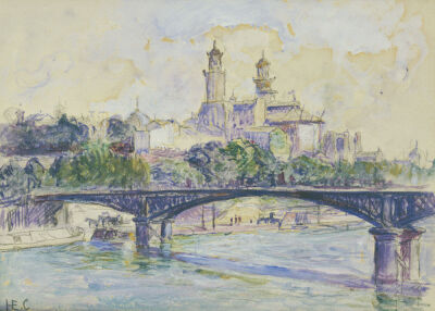The Seine In front Of The Trocadero