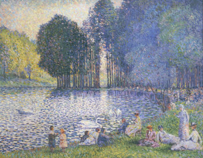 The Lake In The Bois De Boulogne, Circa 1899