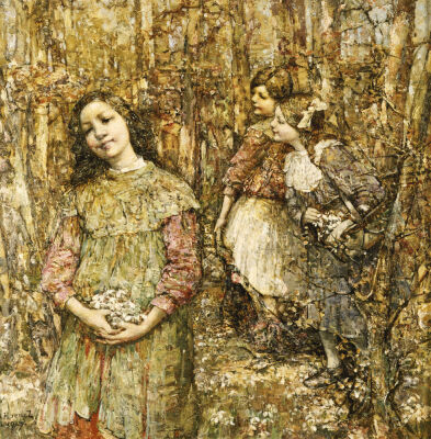 Gathering Snowdrops, 1917