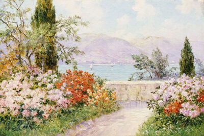 The Gardens Of The Villa Melzi On Lake Como