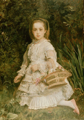 Portrait Of Gracia, Daughter Of Evans Lees