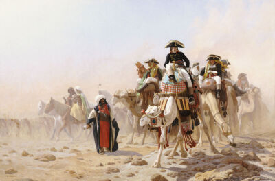 Napoleon And His General Staff In Egypt