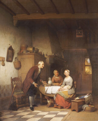An Unwanted Suitor, 1857