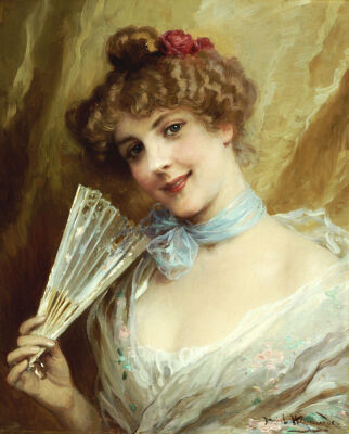 Lady With A Fan