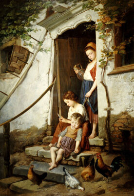 The Cottage Steps, 1861