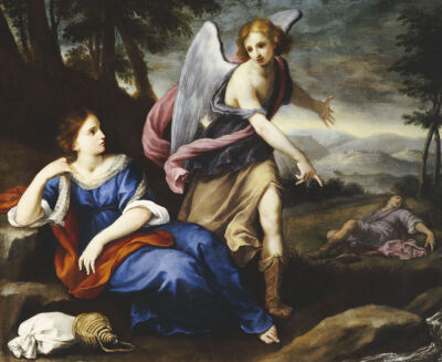 The Angel Appearing To Hagar, Florentine School, Circa 1650