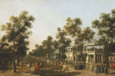 View Of The Grand Walk, Vauxhall Gardens