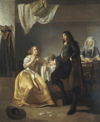 The Interior Of A Brothel