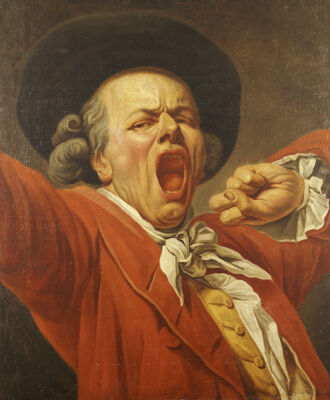 Self-Portrait As A Yawning Man, 1791