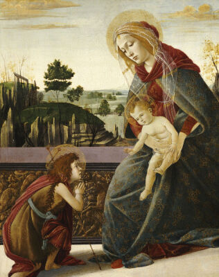 The Madonna And Child With The Young Saint John The Baptist In A Landscape