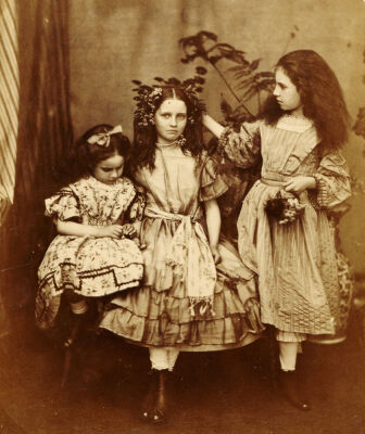 Irene MacDonald, Flo Rankin And Mary MacDonald At Elm Lodge, Hampstead, July 1863