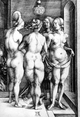 Four Naked Women or The Witches, 1497